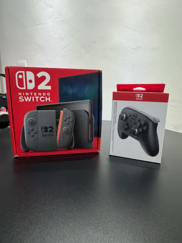 Nintendo Switch 2 + Pro Controller Lacrados - Nota Fiscal