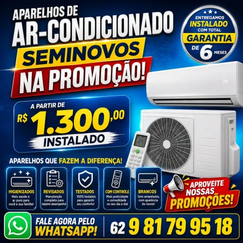 Ar condicionados usados PROMOÇÃO