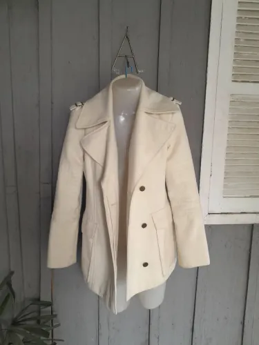 Blazer lã batida le lis blanc