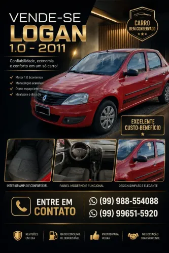 Renault Logan Authentique Hi-flex 1.0 16V 4P 2011
