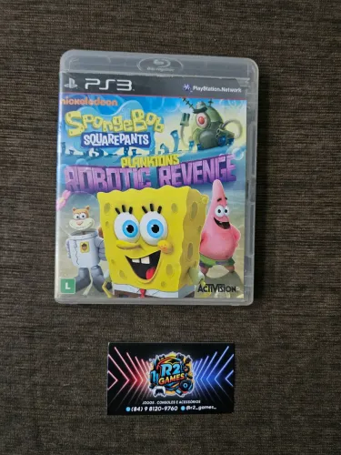 SPONGE BOBSQUARE PANTS PLANKTONS ROBOTIC REVENGE (PS3) JOGO