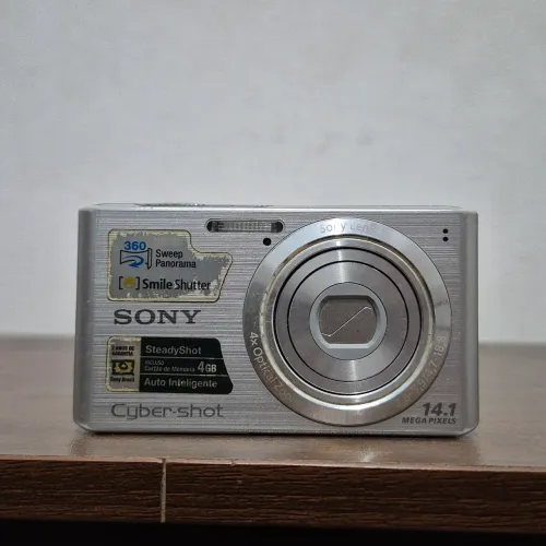 Cybershot Sony Dsc-W610 Prata