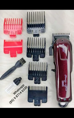 Máquina kemei profissional corta cabelo 2600. Entrega Grátis