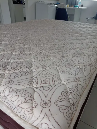 Cama Casal Completa com base e Colchão Probel