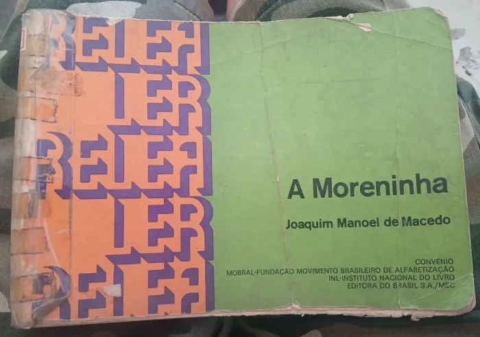 Livro a Moreninha Joaquim Manoel de Macedo Mobral 1973