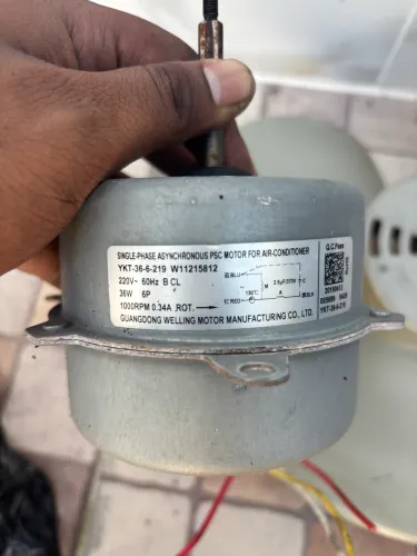Motor ventilador de ar condicionado 9 mil btus 
