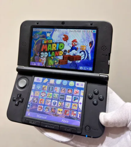 Nintendo 3ds XL Desbloqueado 32 GB - 10 Vezes Sem Juros 
