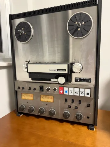 Ampex ATR-700 Gravador de Fita Rolo 1/4" 2 Track + Cabeças Sobressalentes