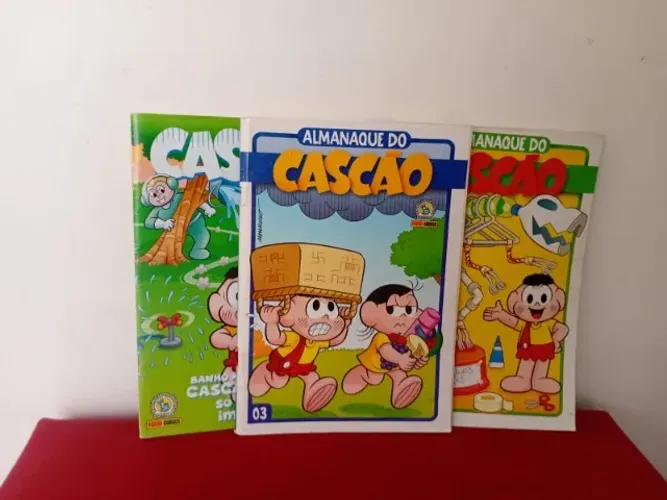 Gibis Turma da Mônica(Cascão 3 volumes)