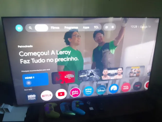 Vendo smart TV TCL QLD 4K 55 polegadas