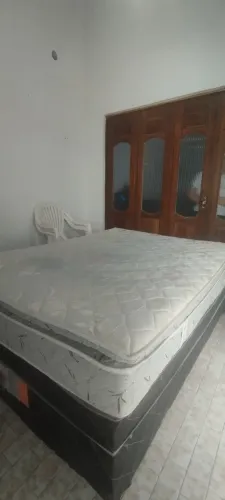 Cama Box Casal com Colchão 