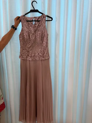 Vestido de festa longo cor Rosê - M
