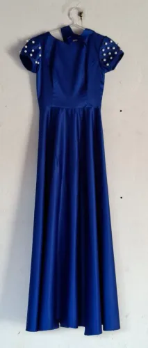 Vestido de festa logo azul royal