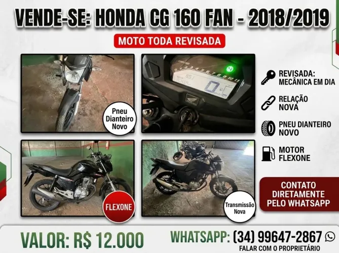 FAN 160 2019 ABAIXO DA FIPE