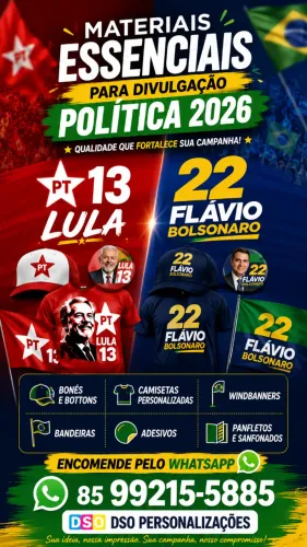 Materiais Essenciais para Divulgação Política 2026