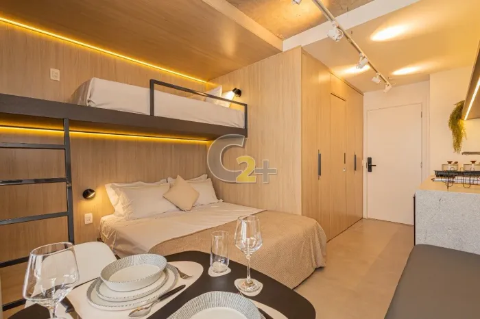 Apartamento mobiliado à venda em Perdizes com 1 quarto, sem vaga