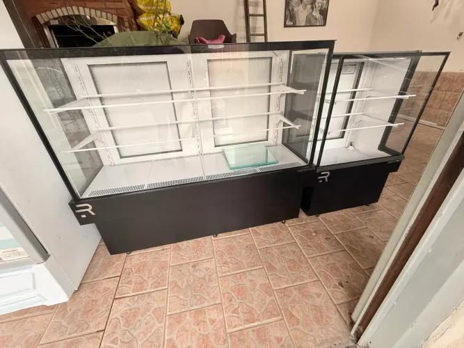 Vitrine refrigerada, Estufa e Fritadeira para lanchonete