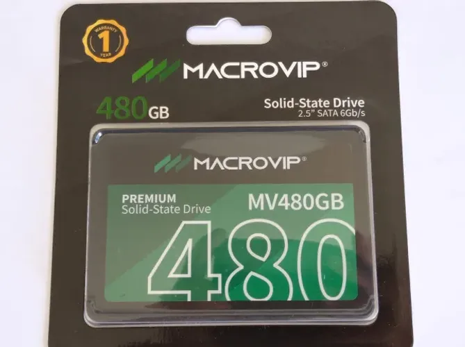 HD ssd Macrovip 480gb, Sata 3 540mb/s - novo