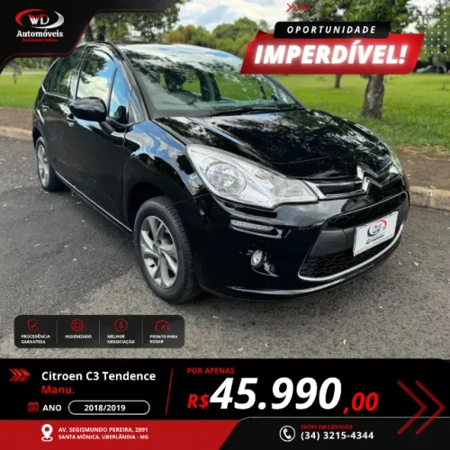 Citroen C3 Tendance Pure Tech 1.2 Flex 12V Mec. 2019