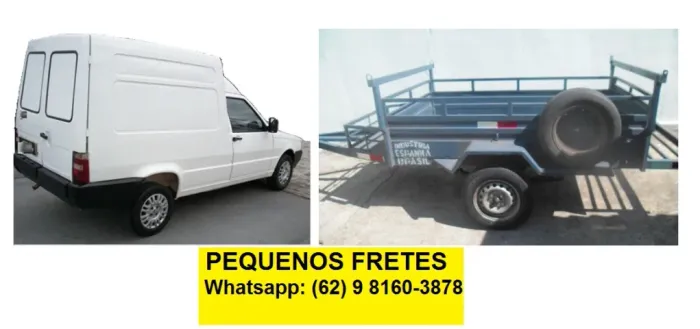 Fretes - Pequenos fretes e Encomendas urgentes - Goiânia e cidades vizinhas.
