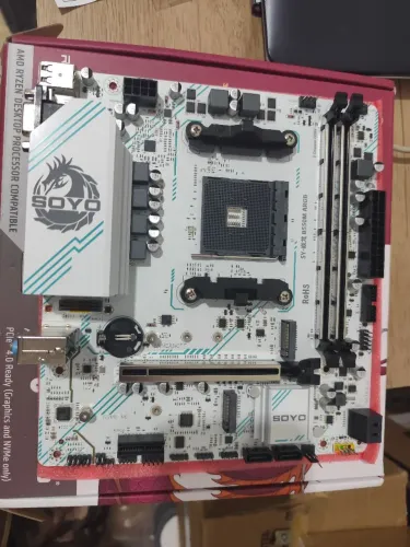Placa mãe B550 ARGB Soyo nova