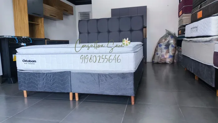 CAMA BOX QUEEN ORTOBOM PREMIUM