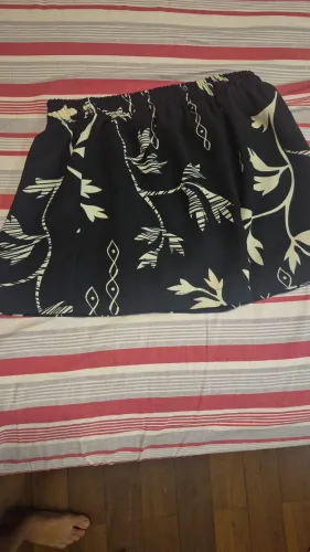 Short preto soltinho com detalhes - 10 a 12 anos