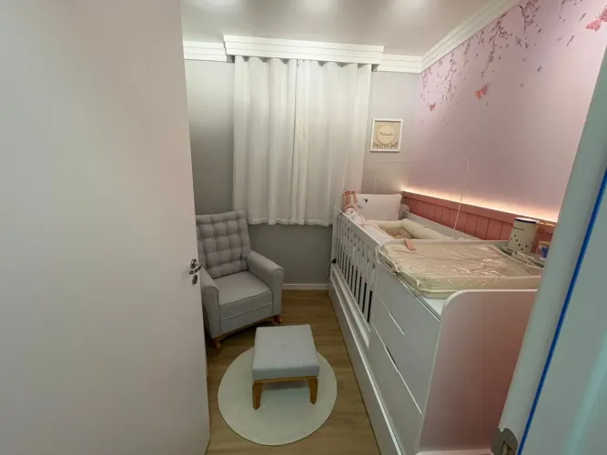 Berço Multifuncional Cléo Carolina Baby Branco Fosco