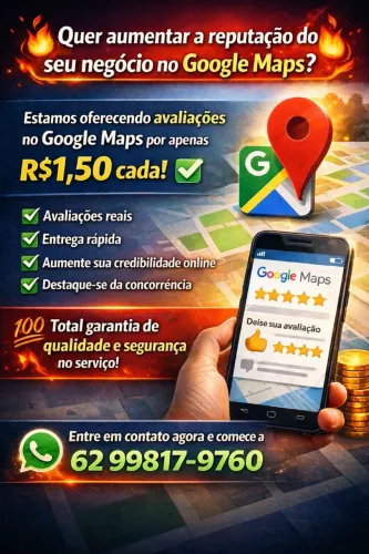 Avaliação google maps 