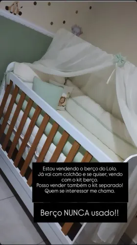 Vende-se berço