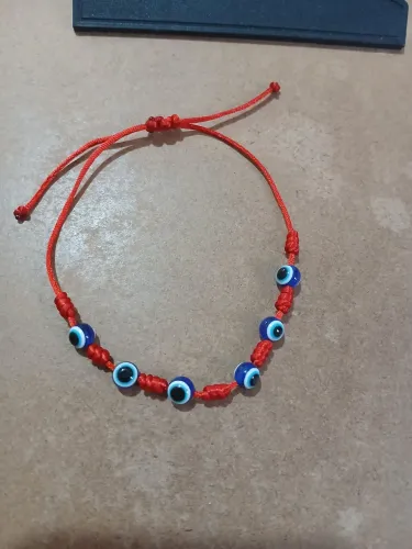 Pulseira 7 nos de olho grego