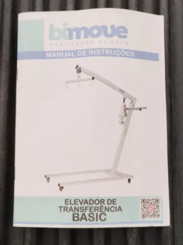 Guincho elevador de transferência idoso