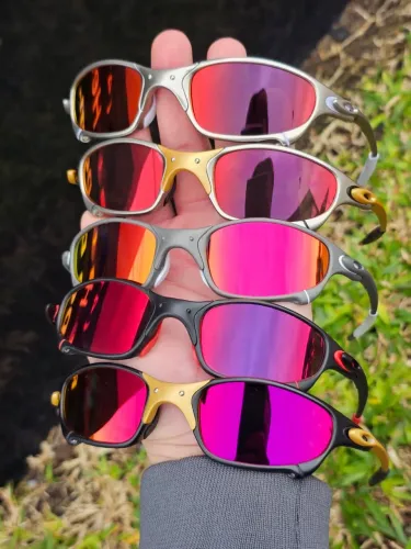 Óculos de sol Juliet metal masculino 
