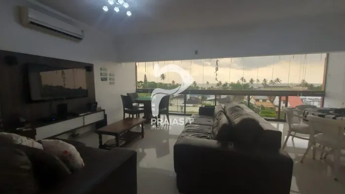 Apartamento com vista para o mar, 4 dormitórios, Enseada, Guarujá