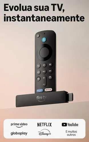 Fire Stick (transforma TV normal em Smart TV)