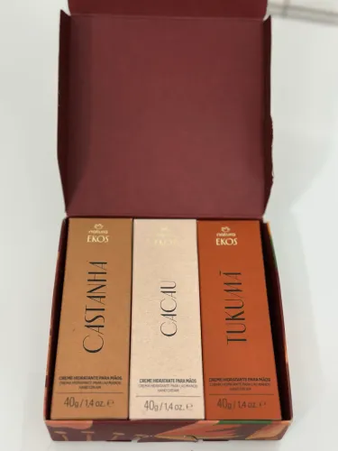 Kit creme mãos 40 ml com linda caixa presente