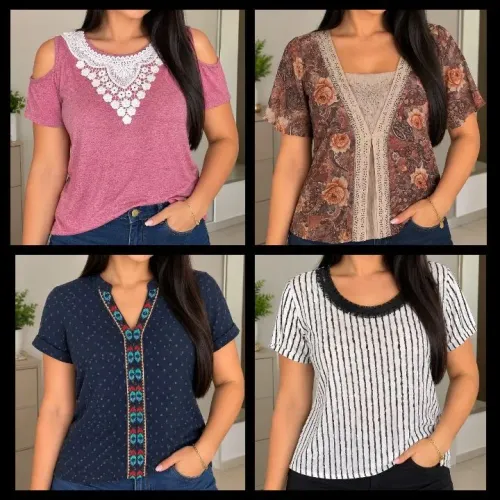 Lote com 4 peças G ( blusas em ótimo estado) 70,00
