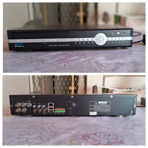 DVR H.264 com monitor embutido