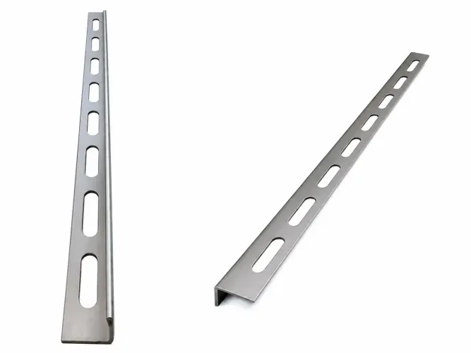 Filete L inox para rodapé