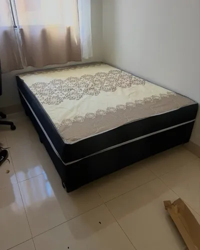 Cama box casal 7 cm entregamos hoje