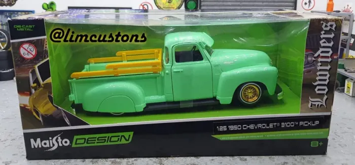 Miniatura 1:24 - Pickup chevy 3100 lowriders Maisto