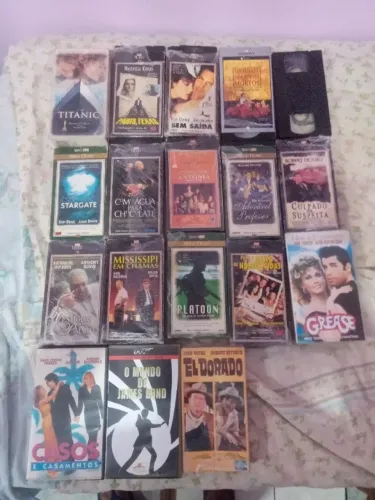 Estou me desapegando dessas fitas vhs coleção Caras