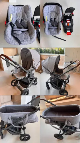 Carrinho de bebê - kit completo