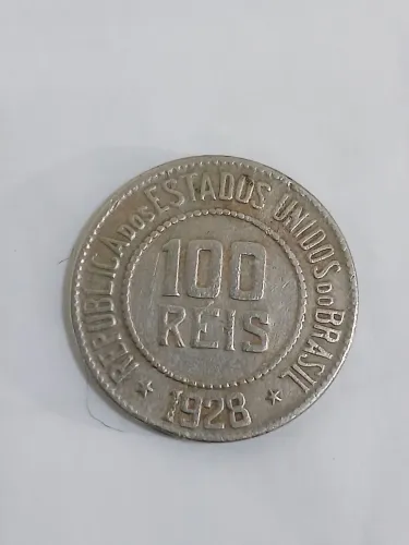 Moeda 100 Reis 1928