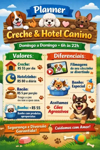 CRECHE E HOTEL