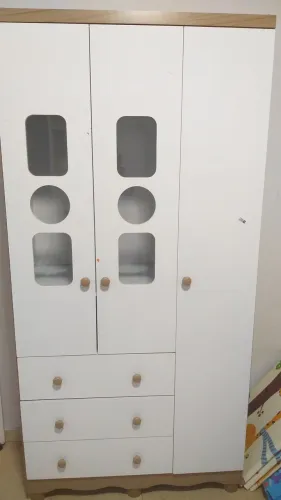 Gurda roupa infantil 3 portas 