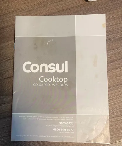Cooktop Cônsul - modelo CDD75