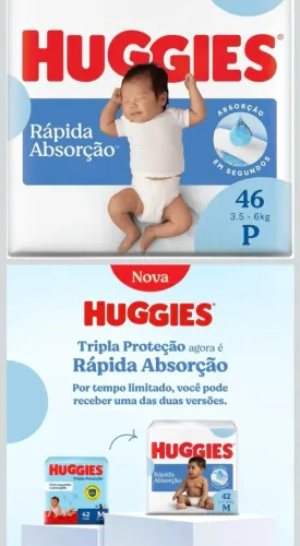 Fralda Huggies P