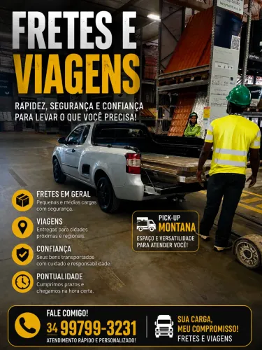 Faço frete e viagens 