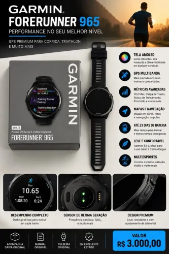 GARMIN FORERUNNER 965 AMOLED